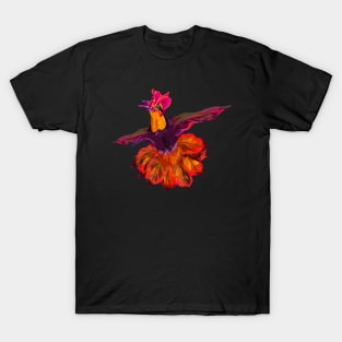 Ruby topaz hummingbird + Canna phaison T-Shirt